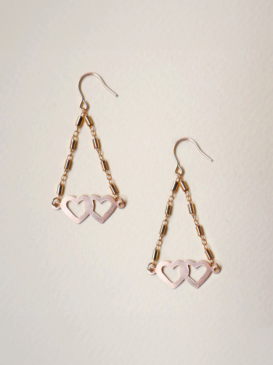 Petite Grand - Heart To Heart Earrings  - Gold