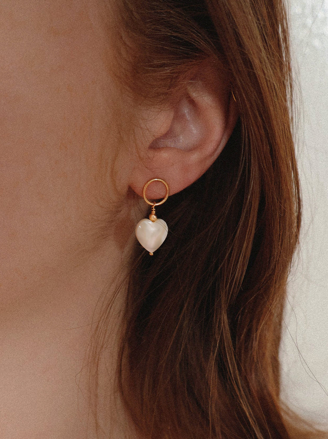 Petite Grand - Marlene Heart Earrings - Gold