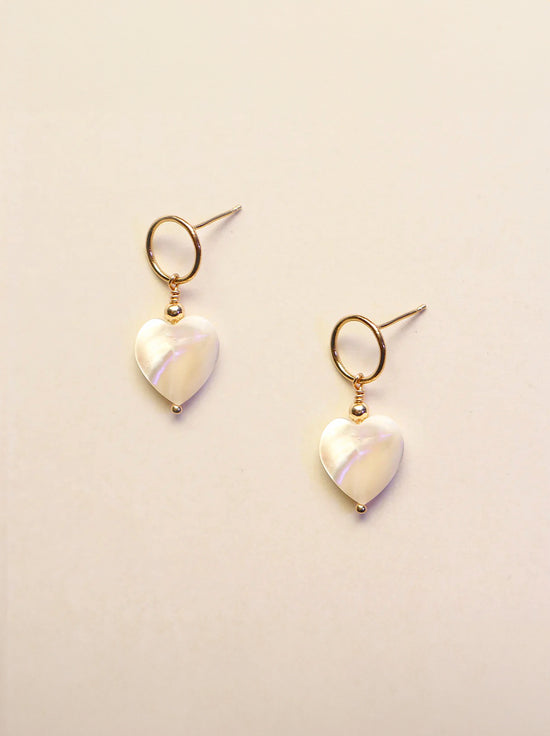 Petite Grand - Marlene Heart Earrings - Gold