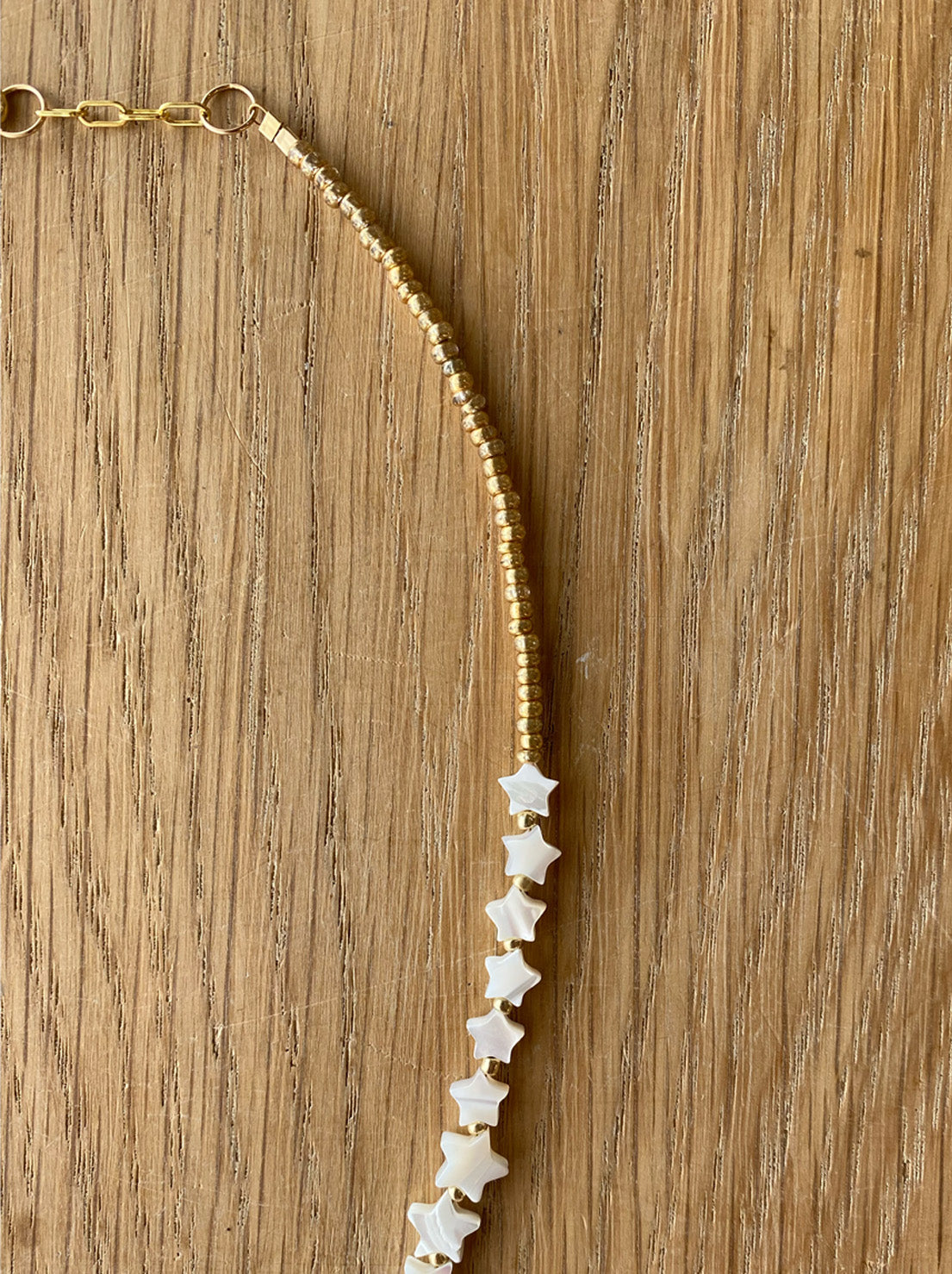 Petite Grand - Marlene Pearl Heart Necklace - Gold