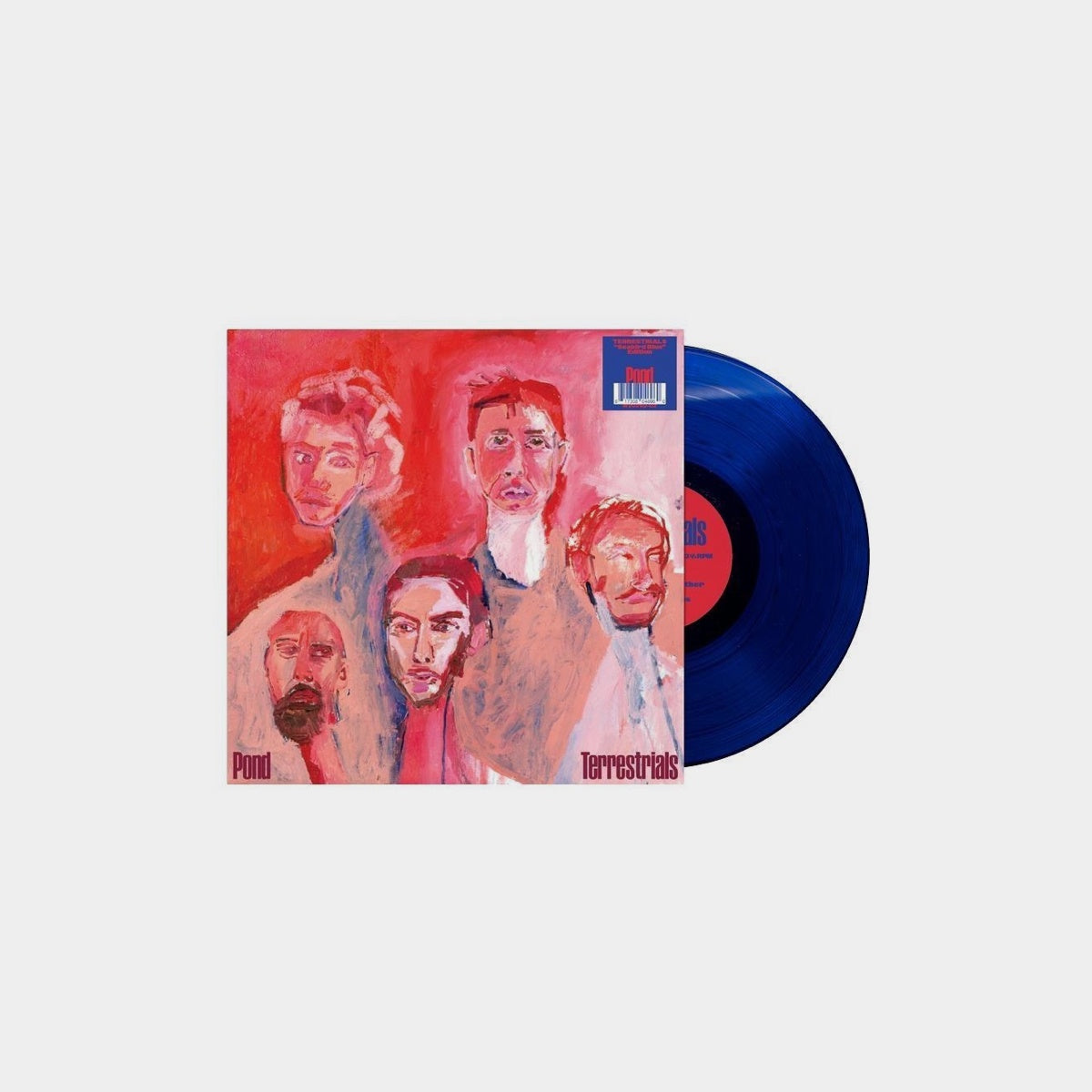 Pond - Terrestrials. LP [Clear Blue Wave Vinyl]