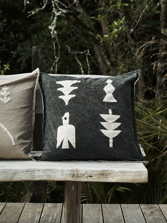 Pony Rider - Elements Cushion - With Inner - Black