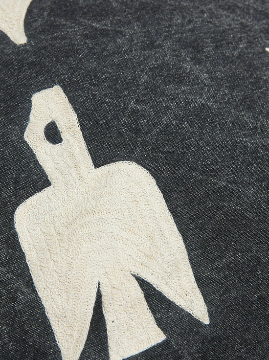 Pony Rider - Elements Cushion - With Inner - Black