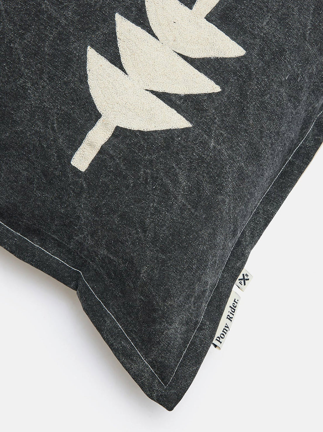 Pony Rider - Elements Cushion - With Inner - Black