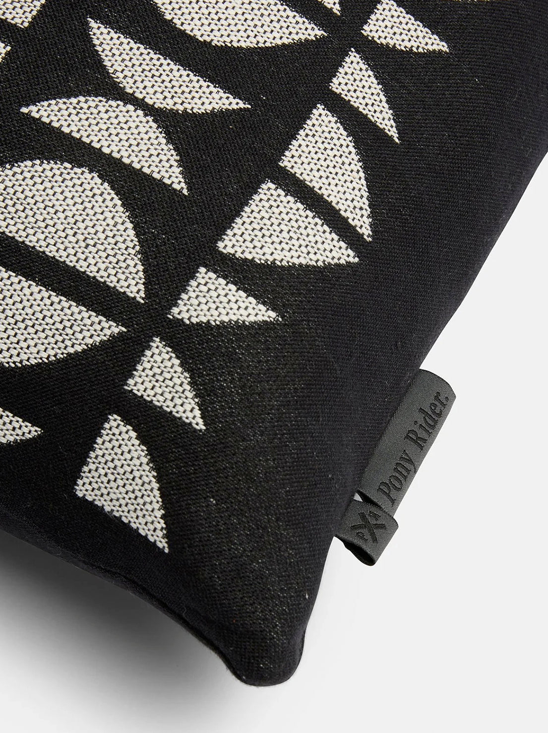 Pony Rider - Lil Moonrise Rectangle Cushion - With Inner - Black