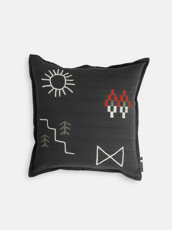 Pony Rider - Our Nations Cushion - With Inner - Black