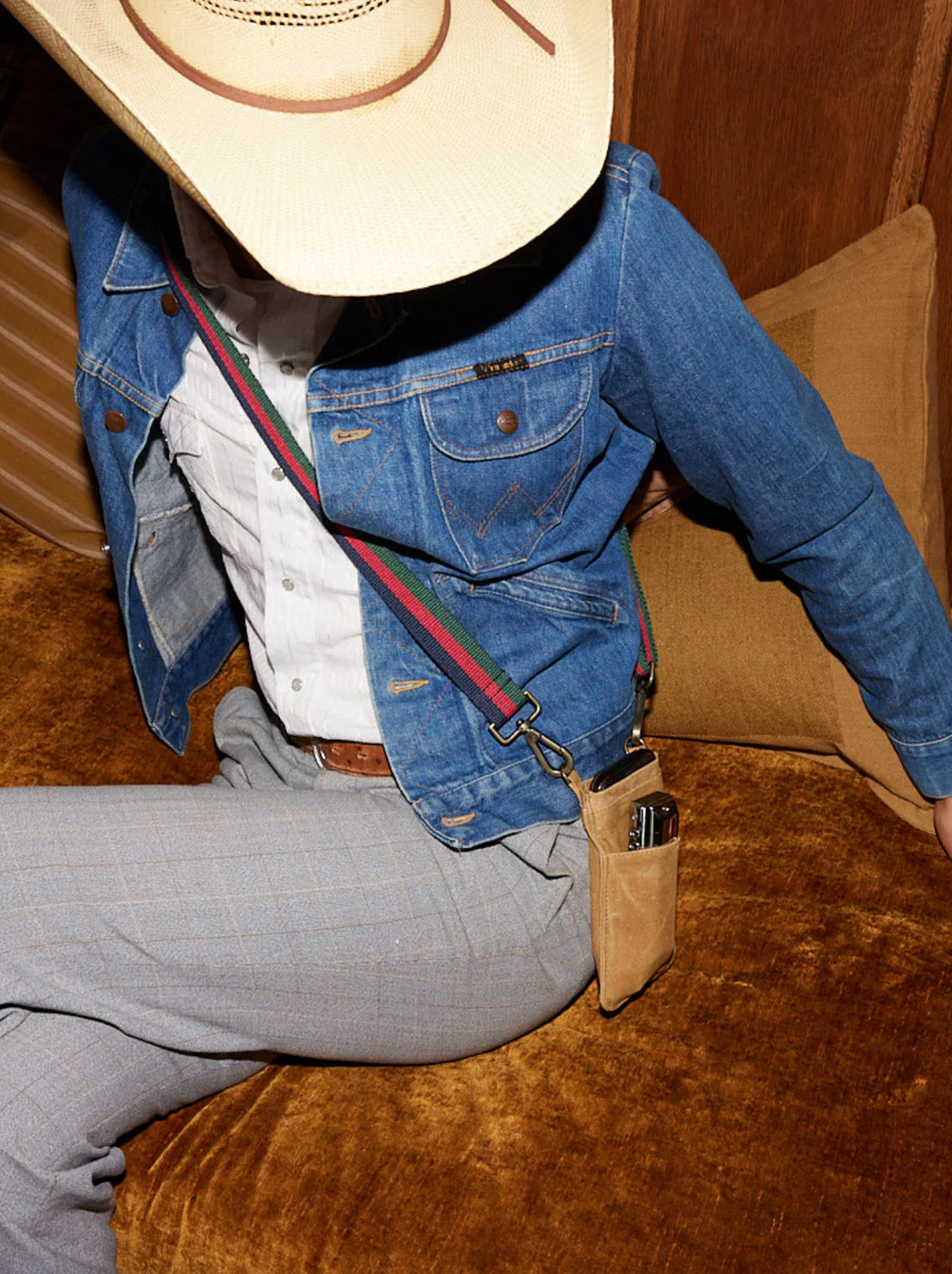 Pony Rider - Slow Road Cross Body Phone Bag - Clay