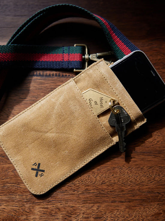 Pony Rider - Slow Road Cross Body Phone Bag - Clay