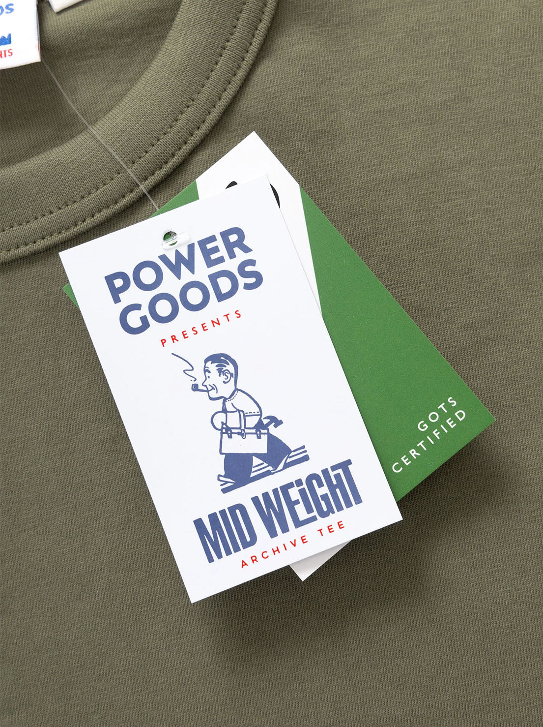 Power Goods - Archive Tee - Olive