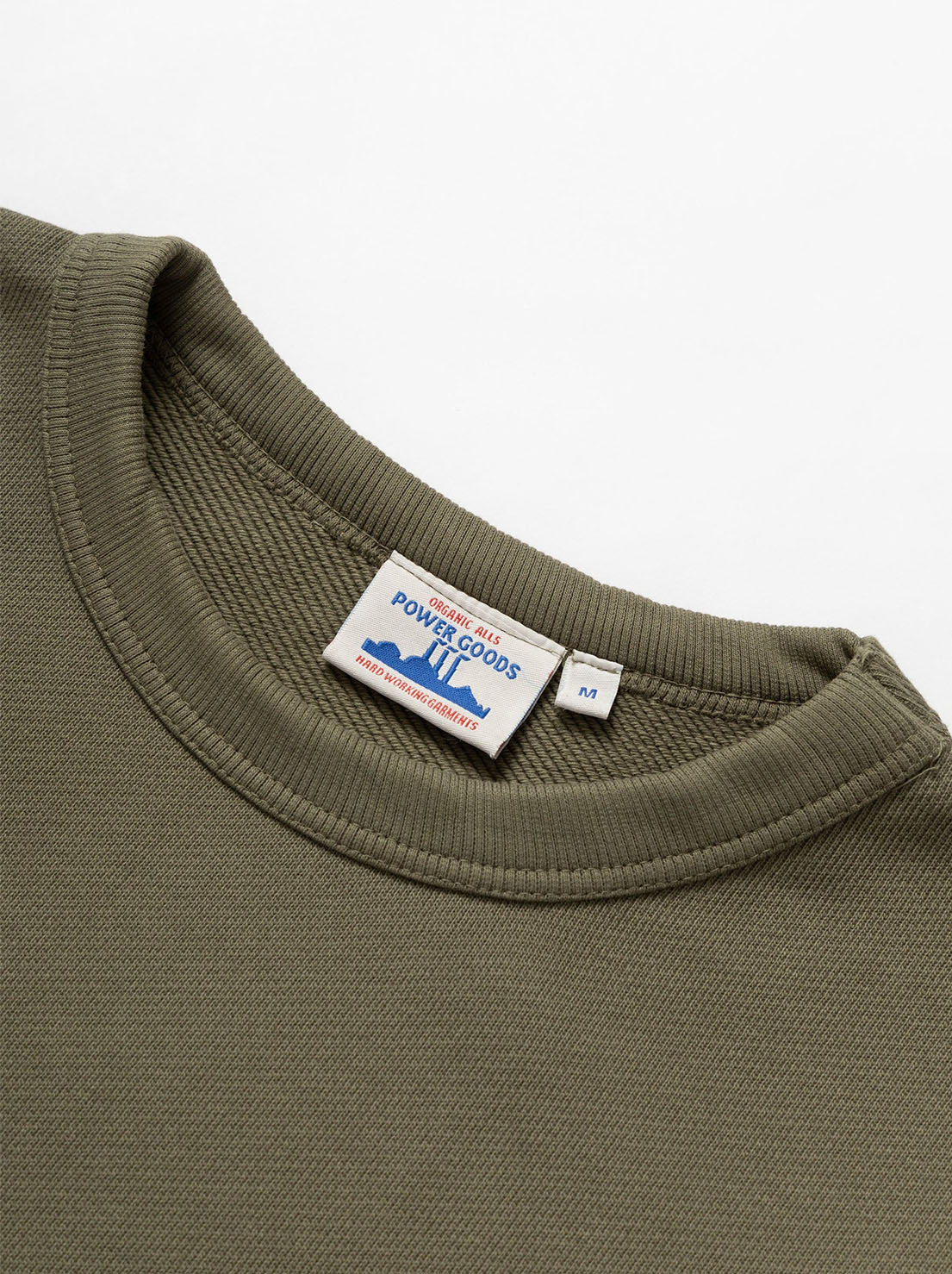 Power Goods - Loopback Crewneck - Olive