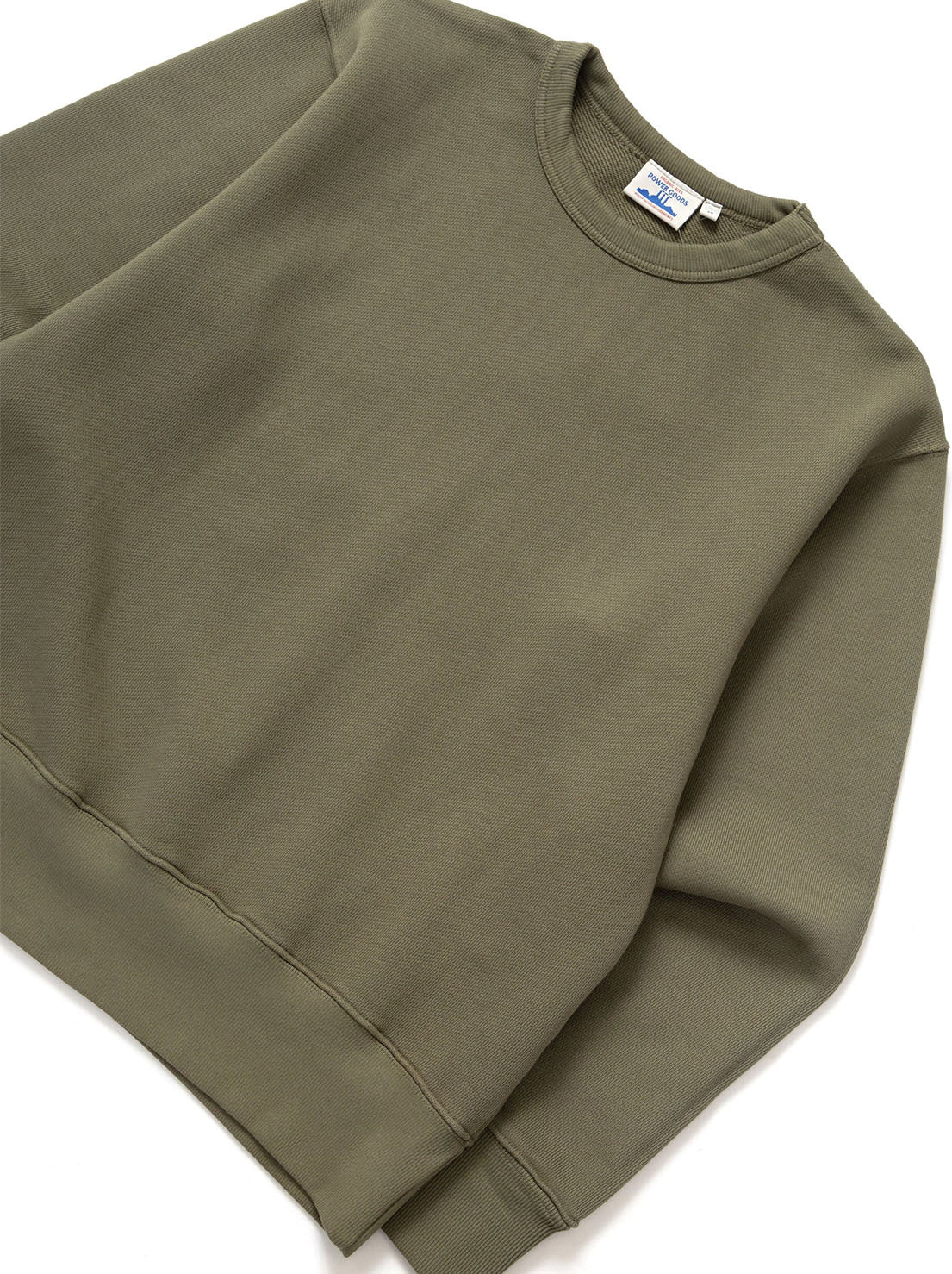 Power Goods - Loopback Crewneck - Olive