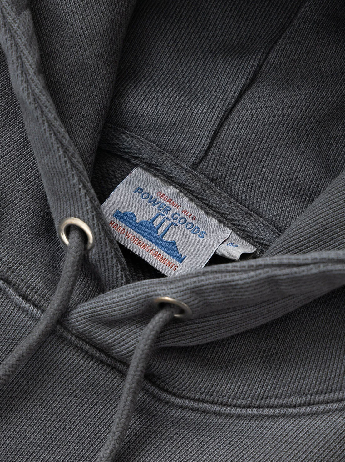 Power Goods - Loopback Hoodie - Washed Black