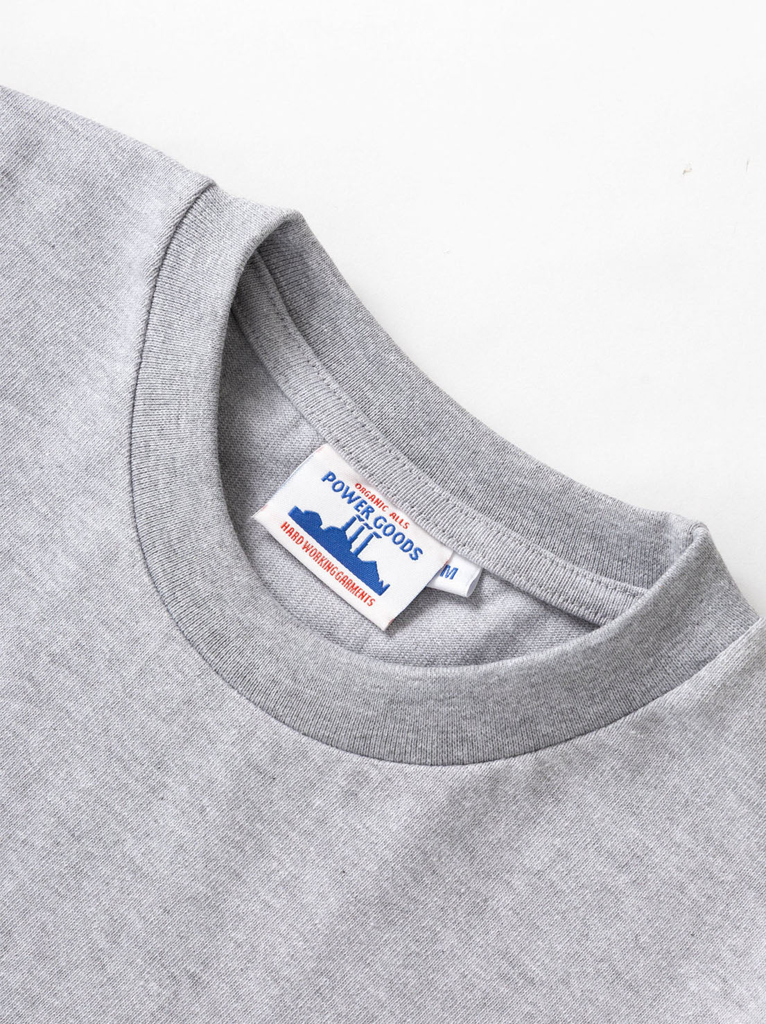 Power Goods - Super Weight Tee - Heather Grey