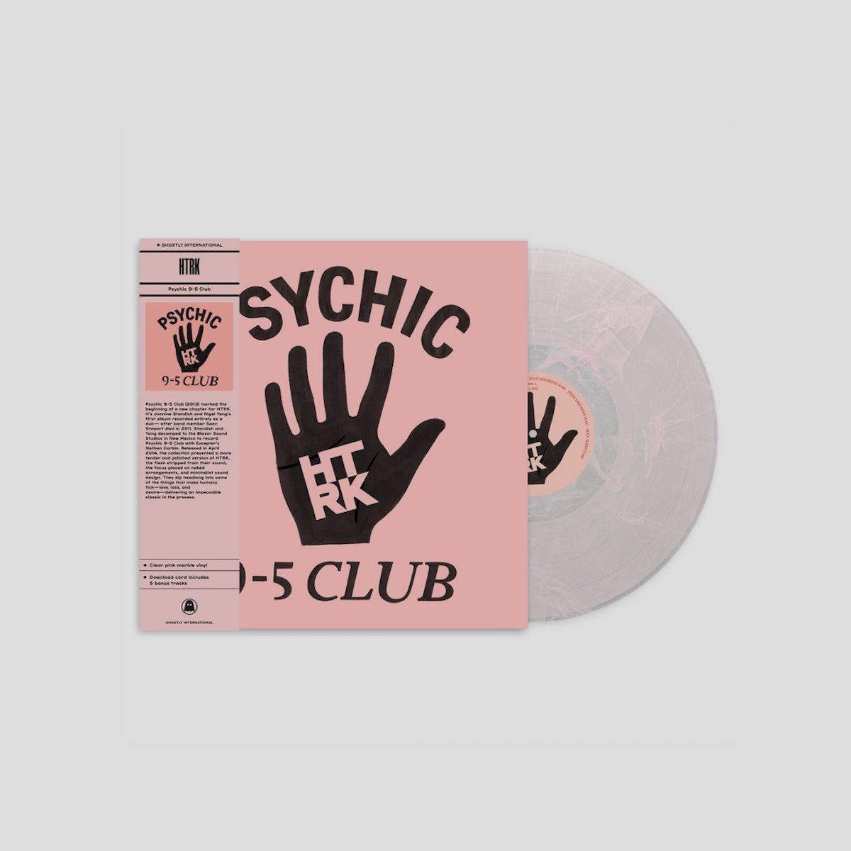 HTRK - Psychic 9-5 Club. LP [Pink Clear Vinyl]