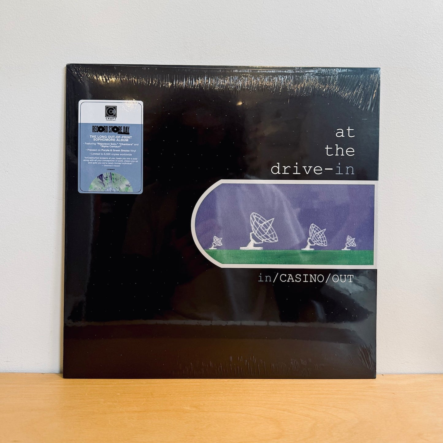 RSD2024 - AT THE DRIVE-IN - IN/CASINO/OUT. LP [Ltd. Ed. Purple & Green Smoke Vinyl / Edition of 3500]
