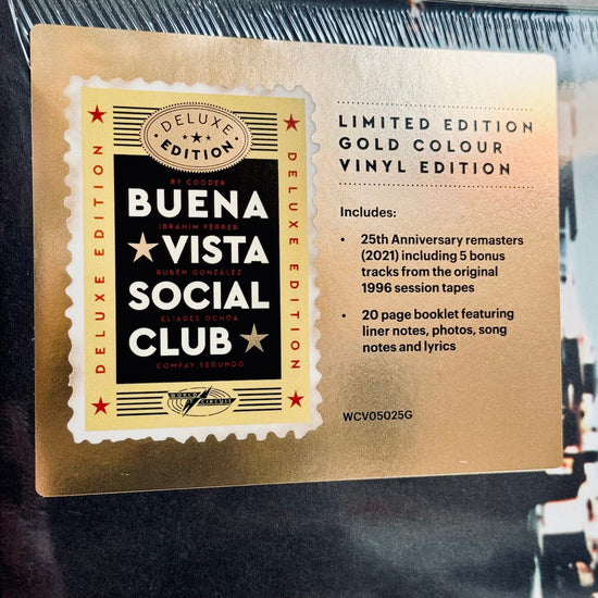 RSD2024 - BUENA VISTA SOCIAL CLUB - S/T. 2LP [30th Anniversary Ltd. Ed. Gold Vinyl w. 5 Bonus Tracks / Edition of 1700]