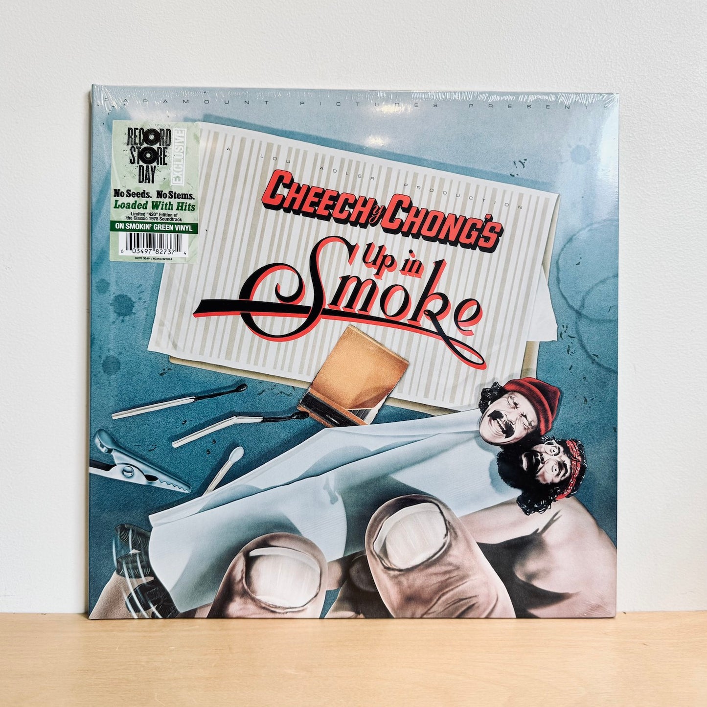 RSD2024 - CHEECH & CHONG - UP IN SMOKE. LP [Ltd. '420' Smokin' Green Vinyl / Edition of 5000]