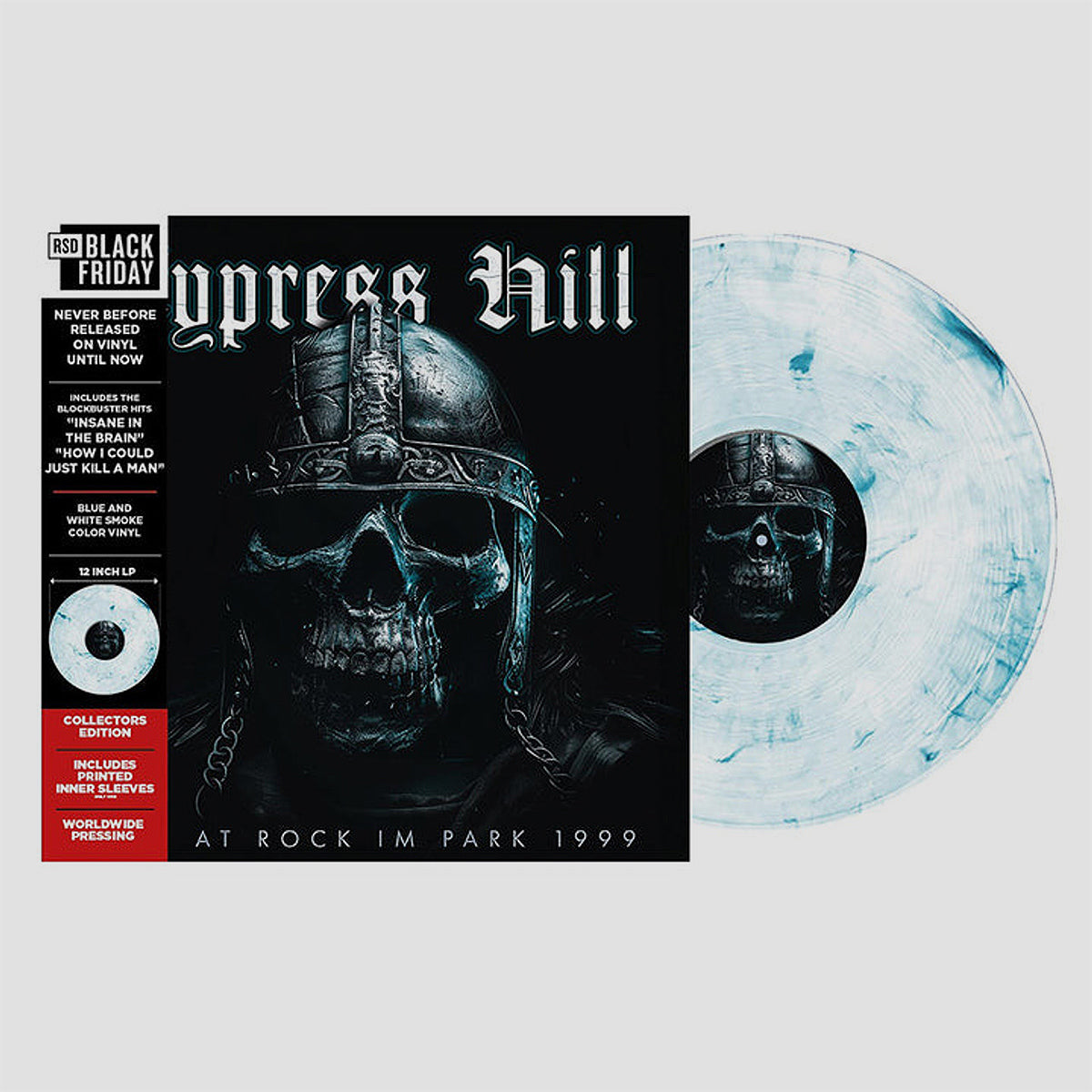 RSD2024 - CYPRESS HILL - LIVE AT ROCK IM PARK 1999. LP [Ltd. Ed. Blue & White Smoke Vinyl]