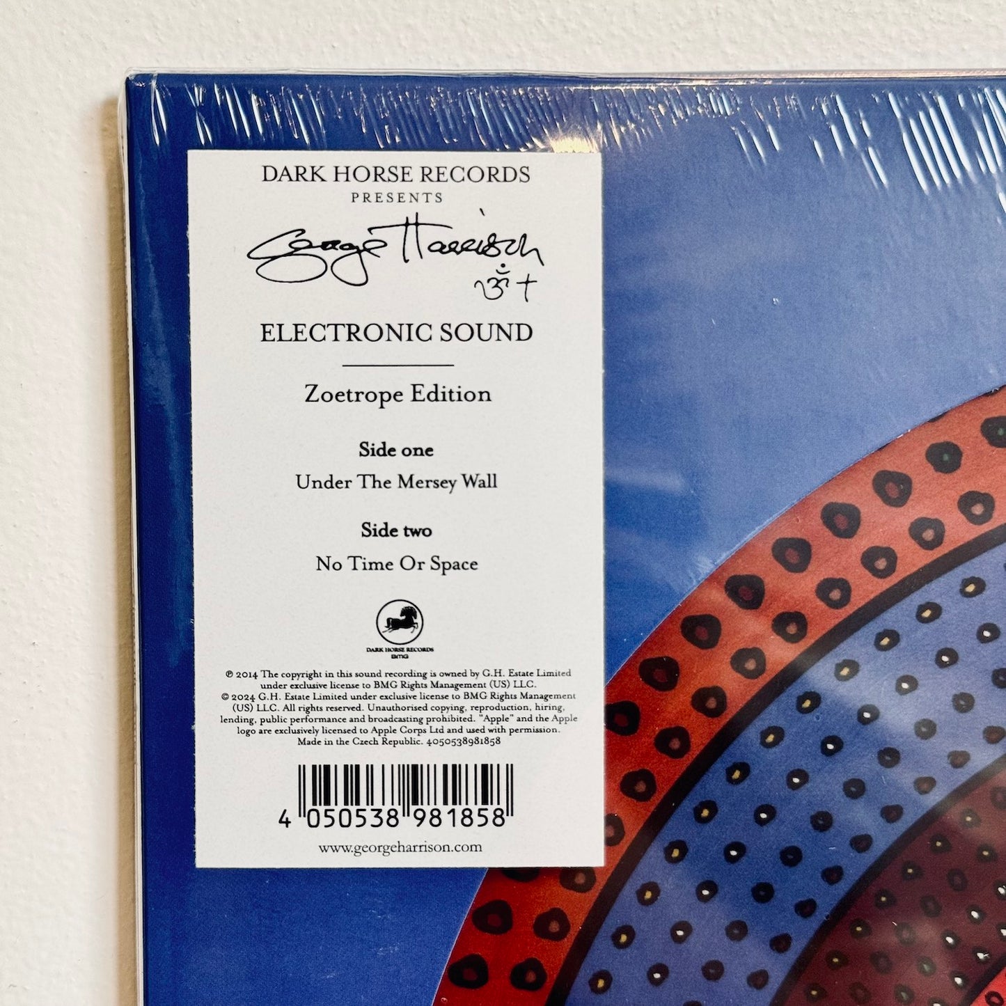 RSD2024 - GEORGE HARRISON - ELECTRONIC SOUND. LP [Ltd. Ed. Zoetrope Picture Disc / Edition of 3400]