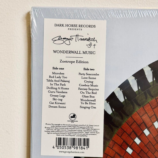 RSD2024 - GEORGE HARRISON - WONDERWALL MUSIC. LP [Ltd. Ed. Zoetrope Picture Disc / Edition of 3400]