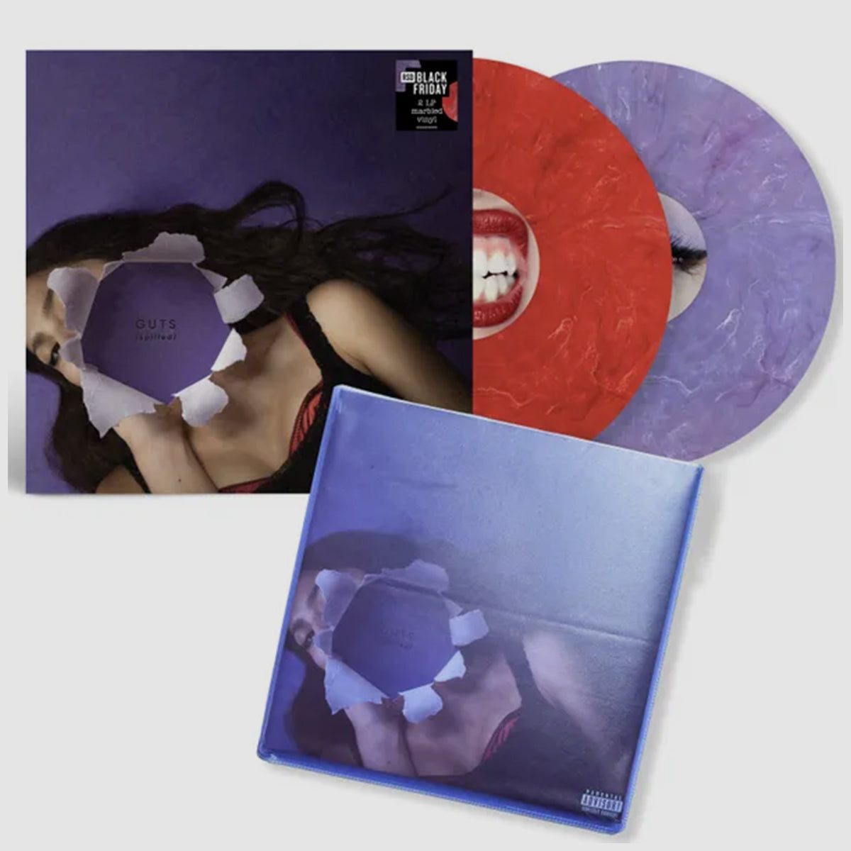 RSD2024 - OLIVIA RODRIGO - GUTS (SPILLED). 2LP [Indie Excl. Purple Bag/Marbled Vinyl]