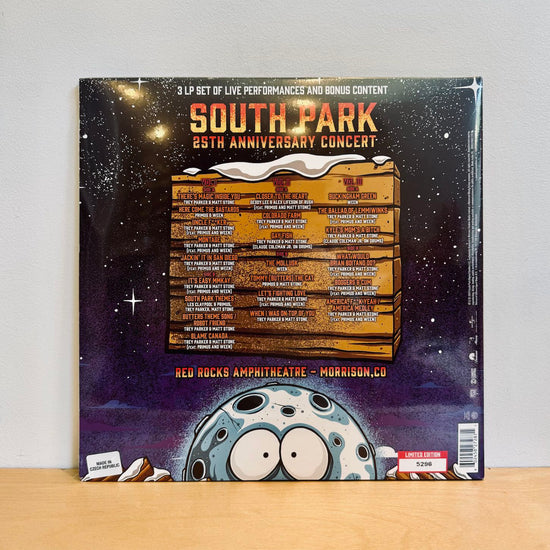 RSD2024 - VARIOUS ARTISTS - SOUTH PARK - THE 25TH ANNIVERSARY CONCERT. 3LP [Ltd. Ed. 'Towlie Blue' Vinyl / Edition of 4000]