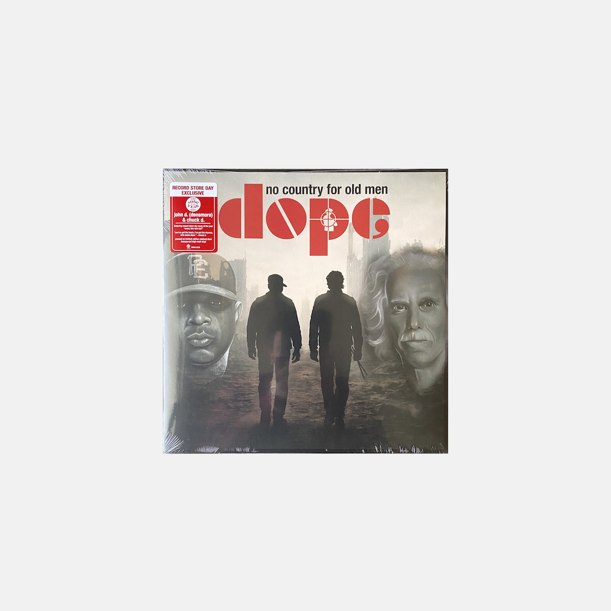 RSD26 - Dope (John Densmore & Chuck D) - No Country For Old Men. LP [Limited Oxblood Docs Coloured Vinyl]