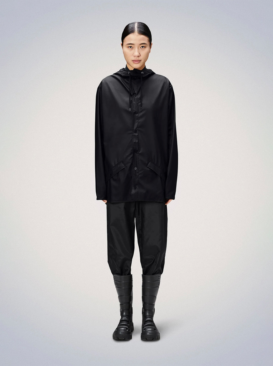 Rains - Jacket - Black