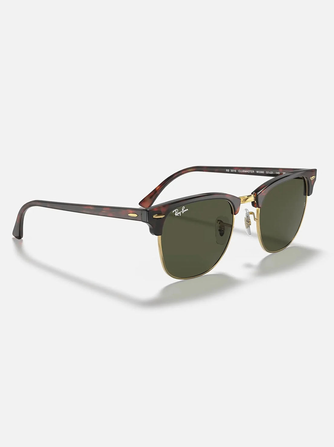 Ray-Ban - Clubmaster RB3016 - Tortoise / G-15 Green Lens - 49 – Abicus