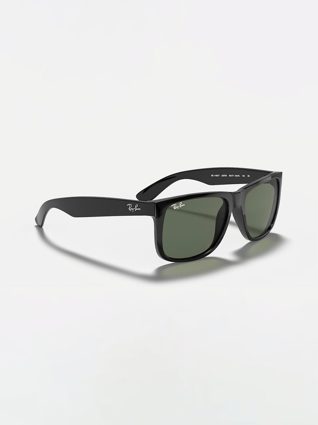 Ray-Ban - Justin Classic Sunglasses RB4165 - Black Frame / Dark Green Lens - 55