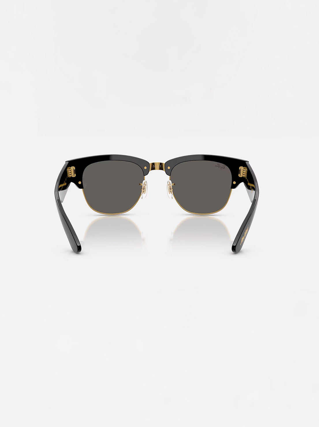 Ray-Ban - Mega Clubmaster 0RB3016S - Black On Gold W/ Ultra Black Lens - 50