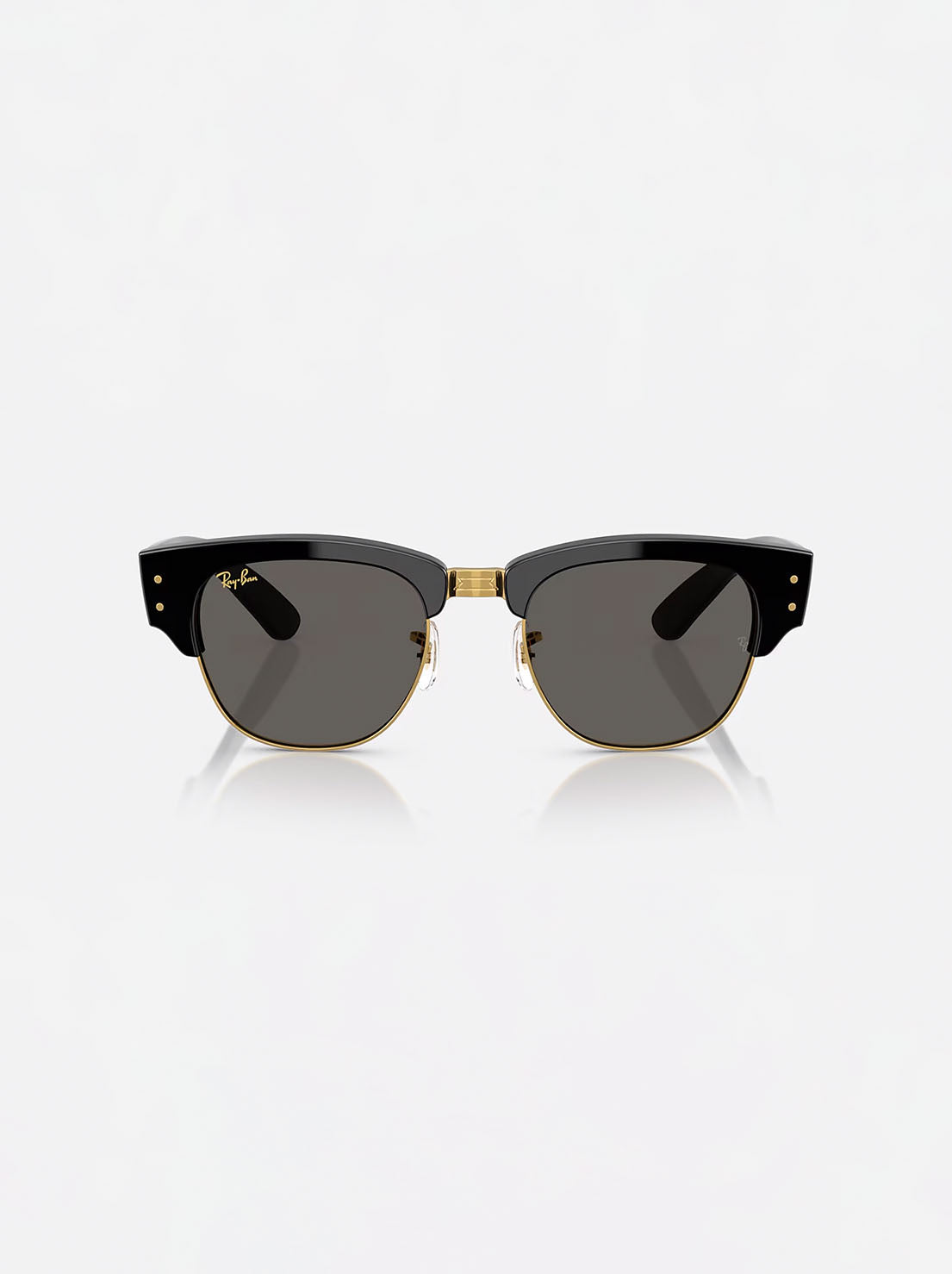 Ray-Ban - Mega Clubmaster 0RB3016S - Black On Gold W/ Ultra Black Lens - 50
