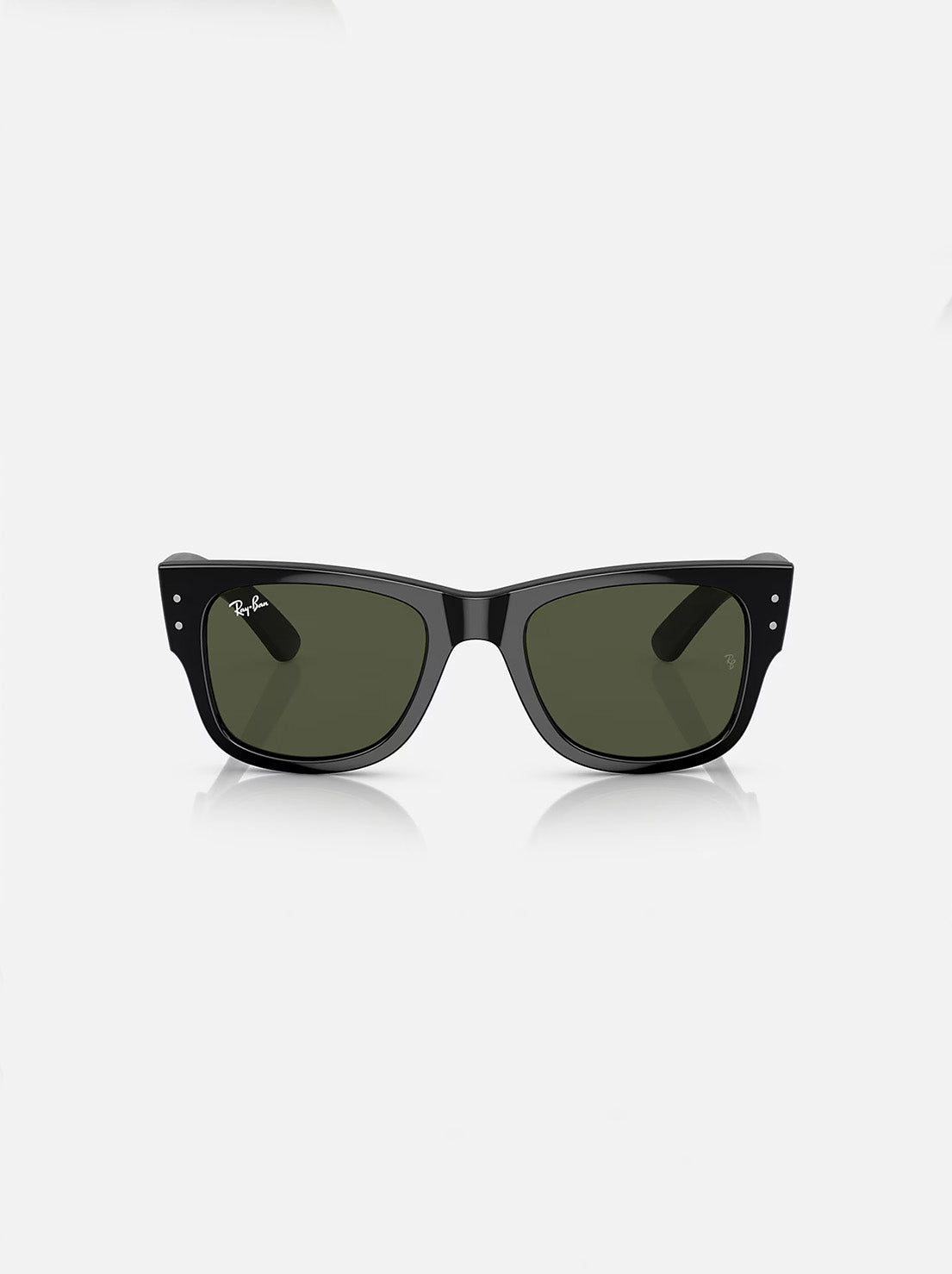 Ray-Ban - Mega Wayfarer RB0840S - Polished Black / Green Lens - 51