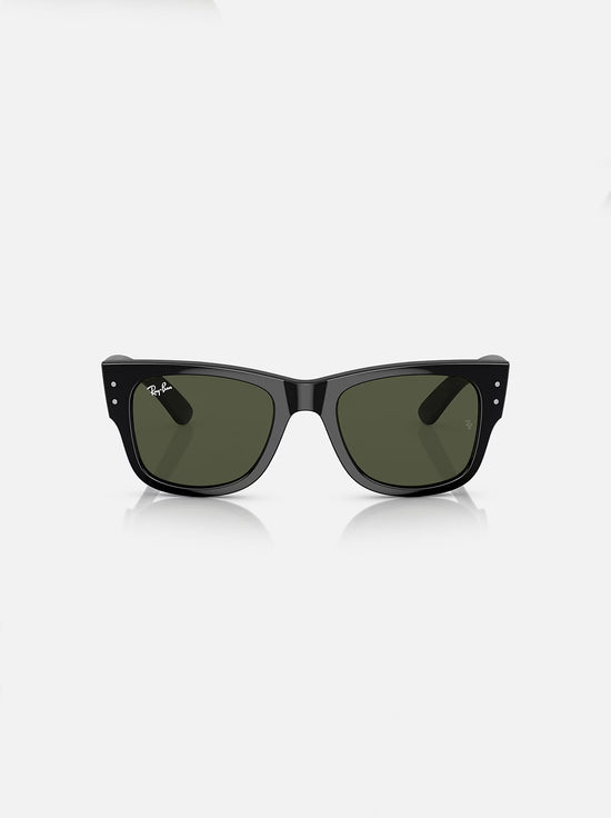 Ray-Ban - Mega Wayfarer RB0840S - Polished Black / Green Lens - 51
