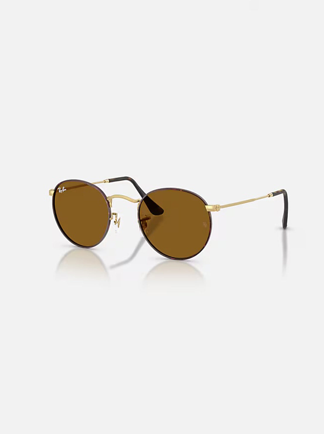 Ray-Ban - Round Metal RB3447 - Matte Havana on Matte Arista /  Brown Lens - 50