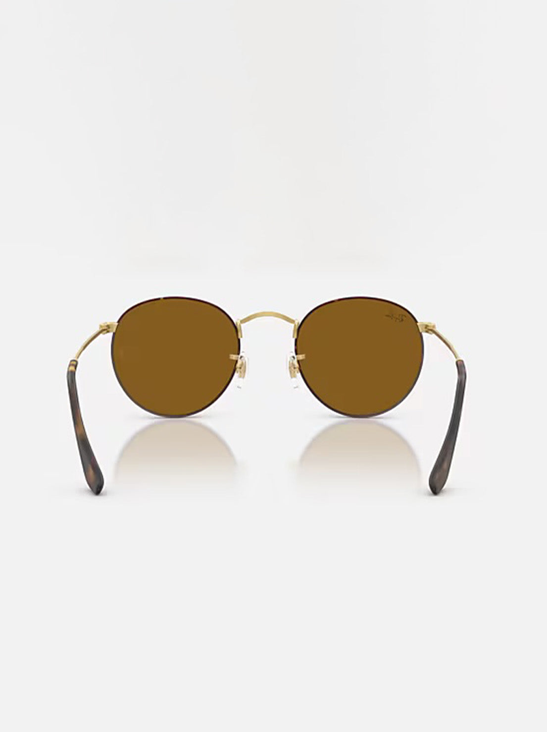 Ray-Ban - Round Metal RB3447 - Matte Havana on Matte Arista /  Brown Lens - 50