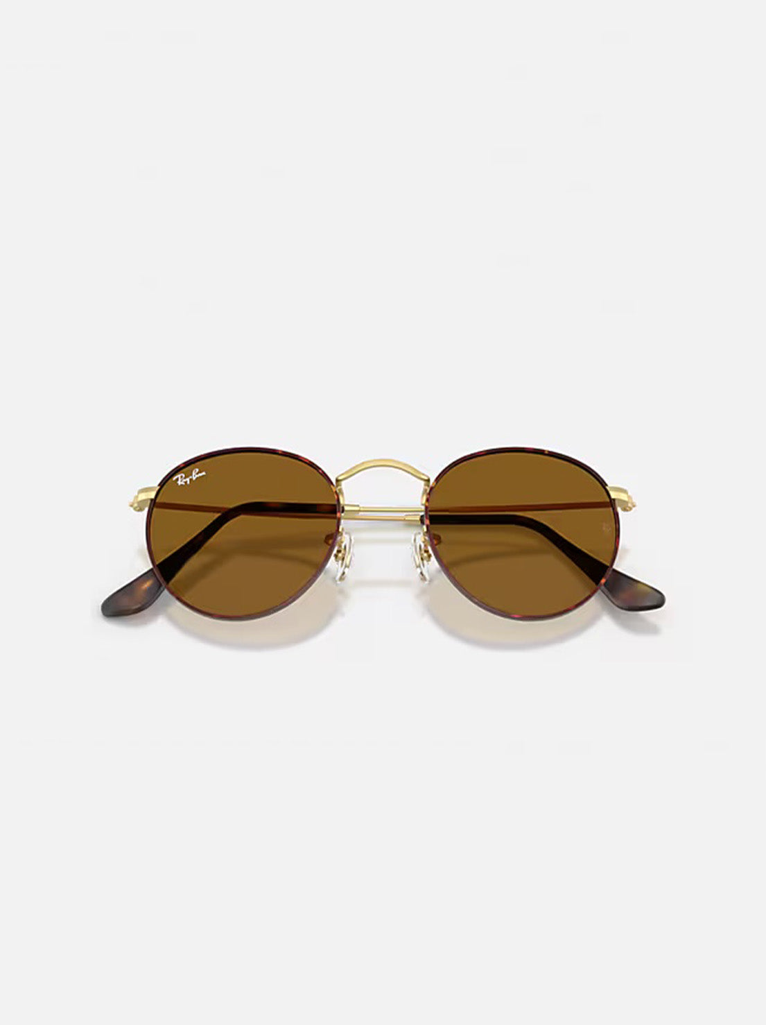 Ray-Ban - Round Metal RB3447 - Matte Havana on Matte Arista /  Brown Lens - 50