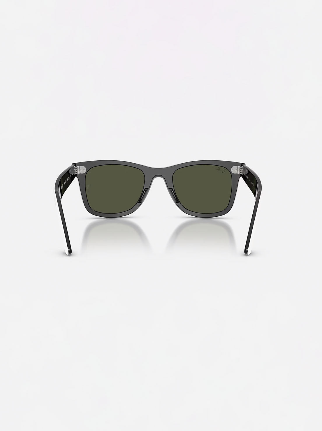 Ray-Ban - Wayfarer 0RB2240 - White On Black / Green Lens - 50