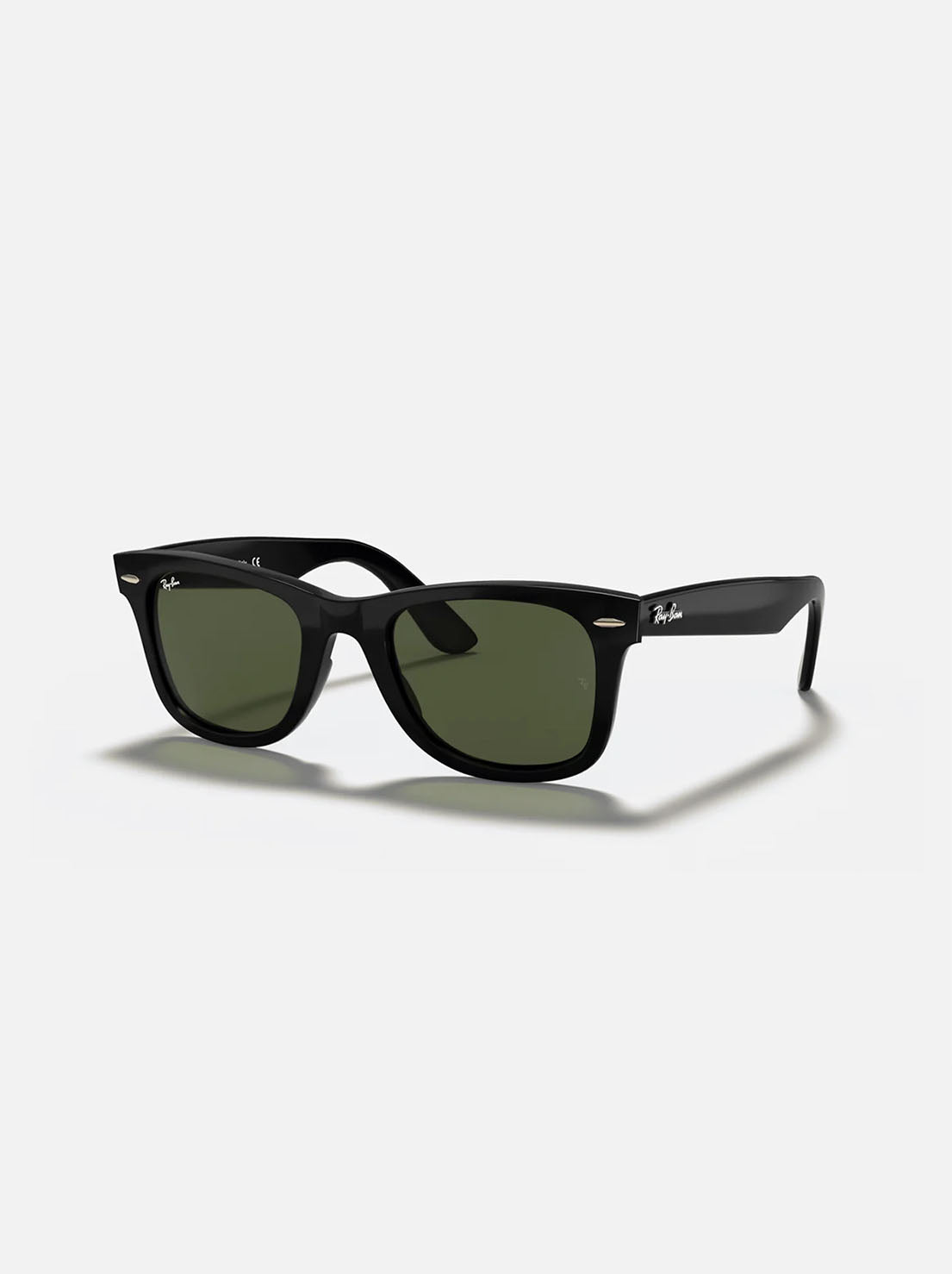 Ray-Ban - Wayfarer 0RB4340 - Black Frame / G-15 Green Lens - 50