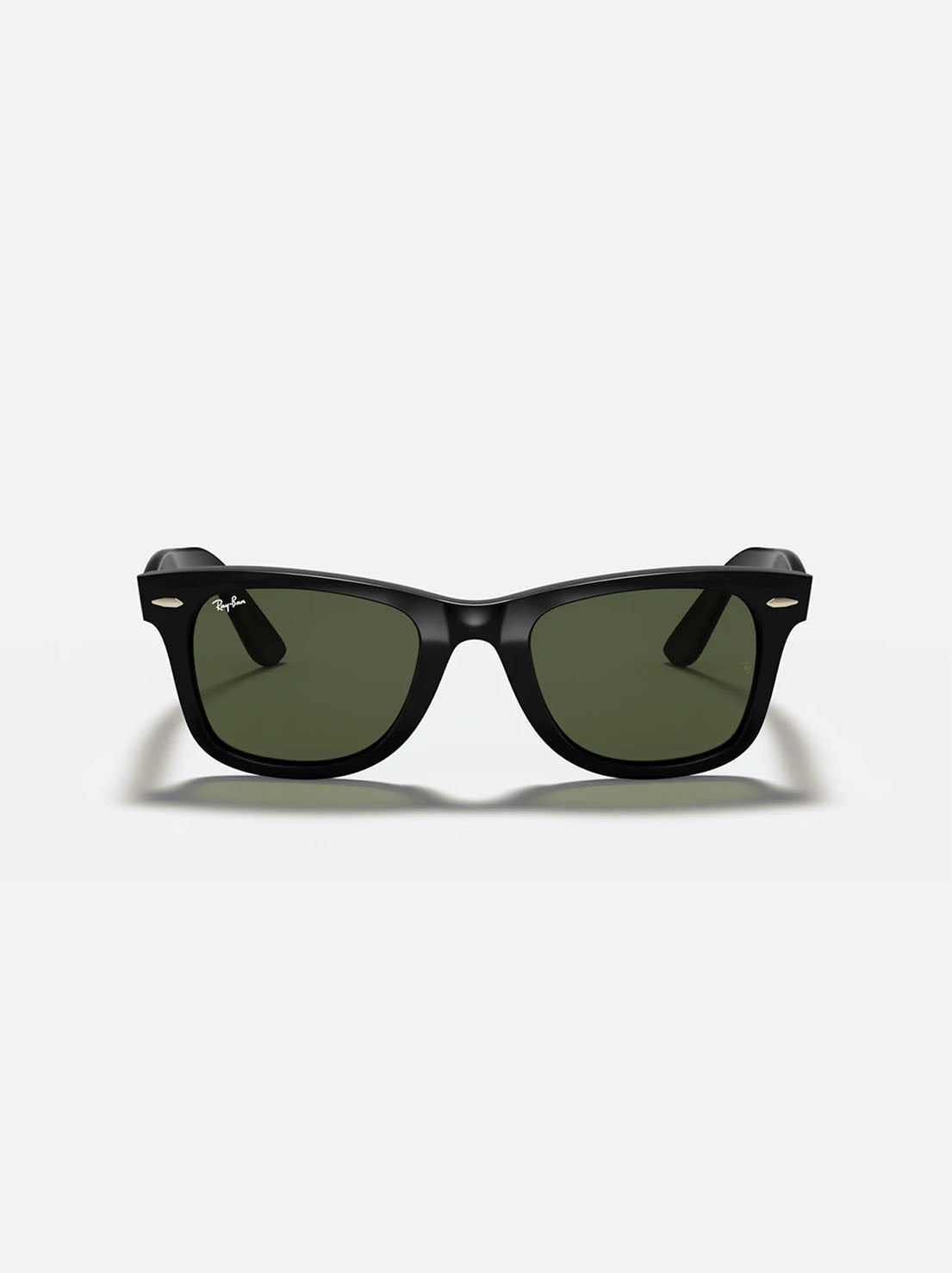 Ray-Ban - Wayfarer 0RB4340 - Black Frame / G-15 Green Lens - 50