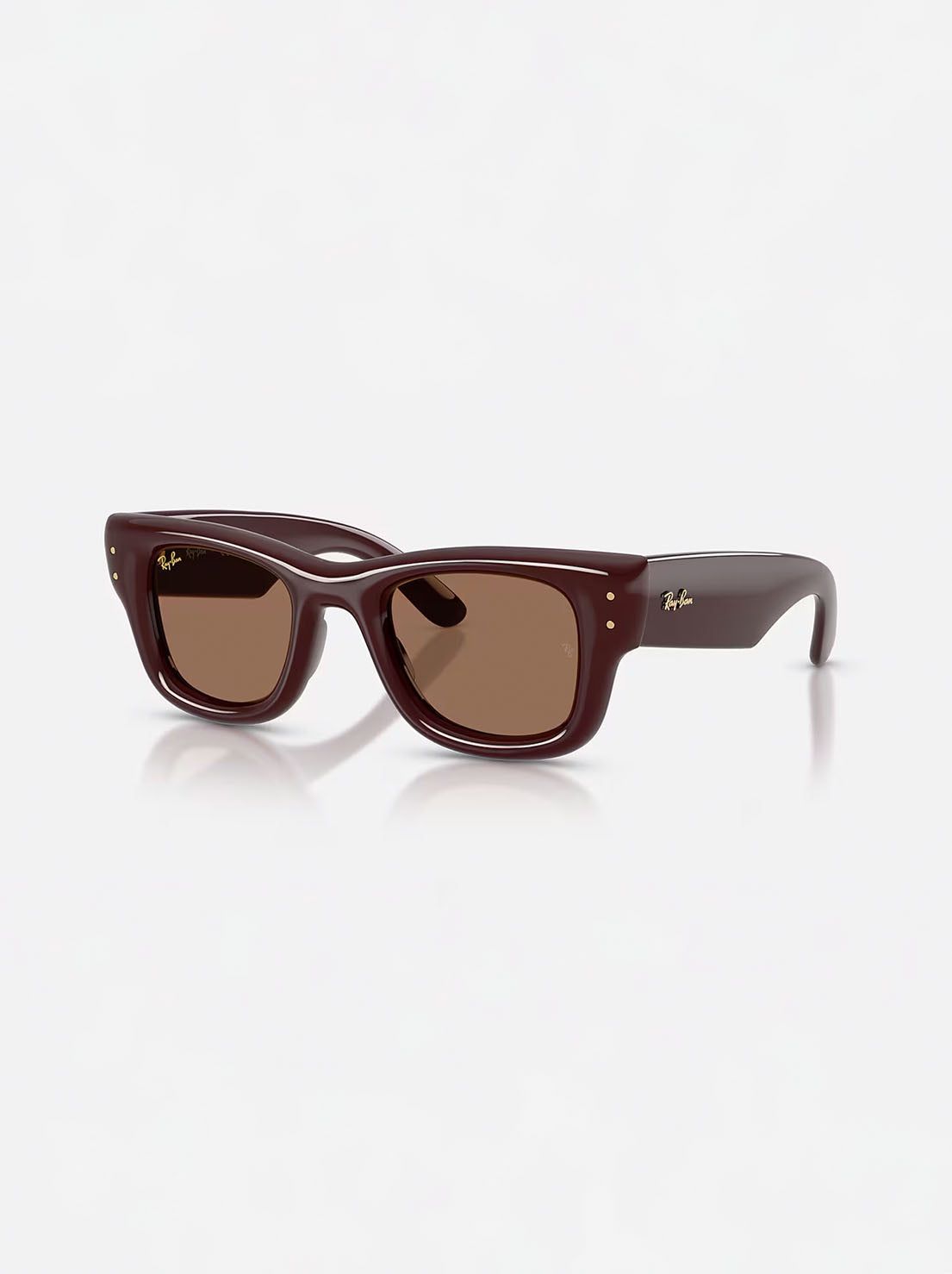 Ray-Ban - Wayfarer Puffer 0RB4940 - Dark Brown / Dark Brown Lens - 50