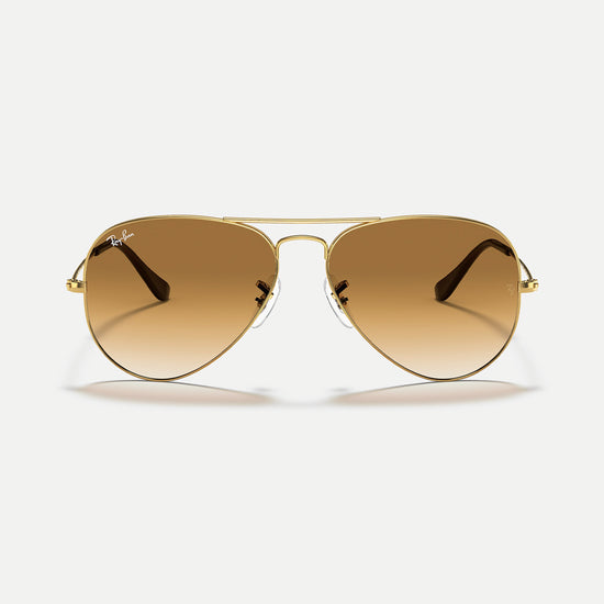 Ray-Ban - Aviator RB3025 - Gold Frame / Light Brown Gradient Lens - 58