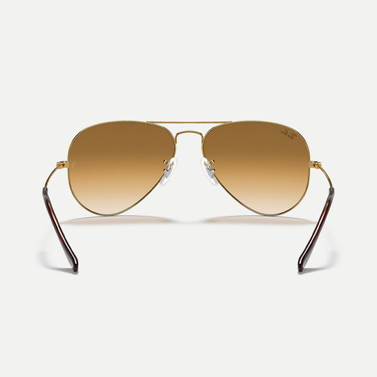 Ray-Ban - Aviator RB3025 - Gold Frame / Light Brown Gradient Lens - 58