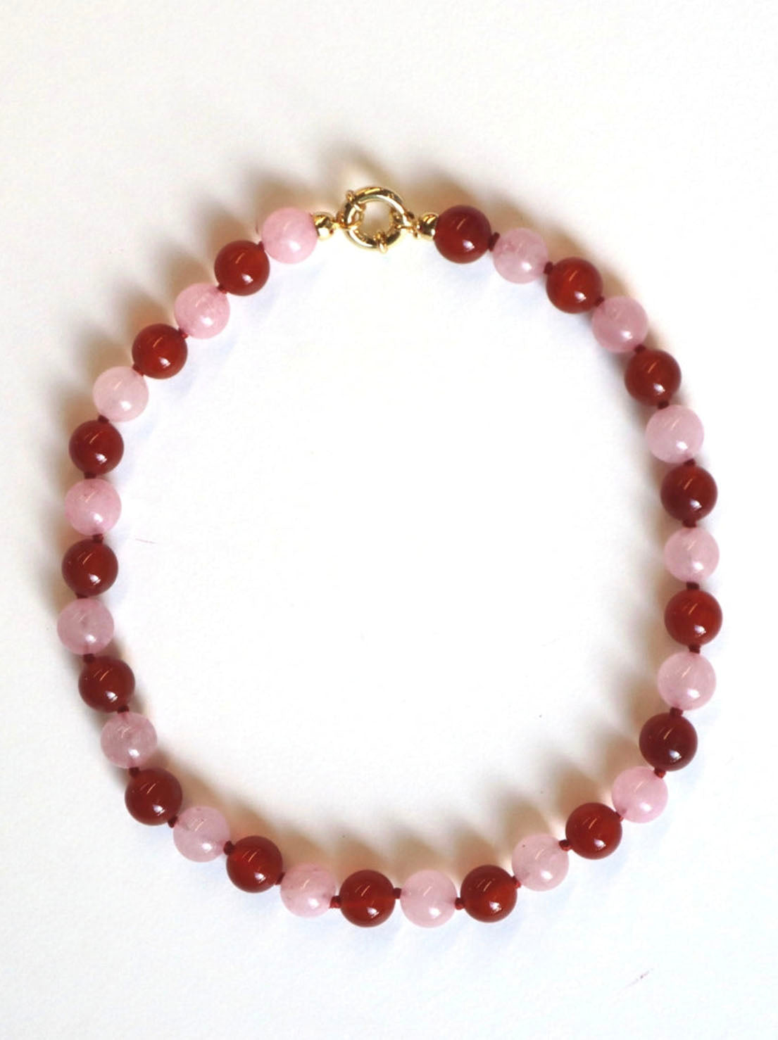 Reliquia - Toga Necklace - Red & Pink