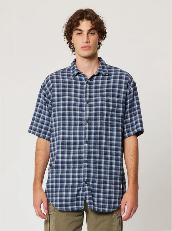 Rolla's - Angus Check Shirt - Blue Check