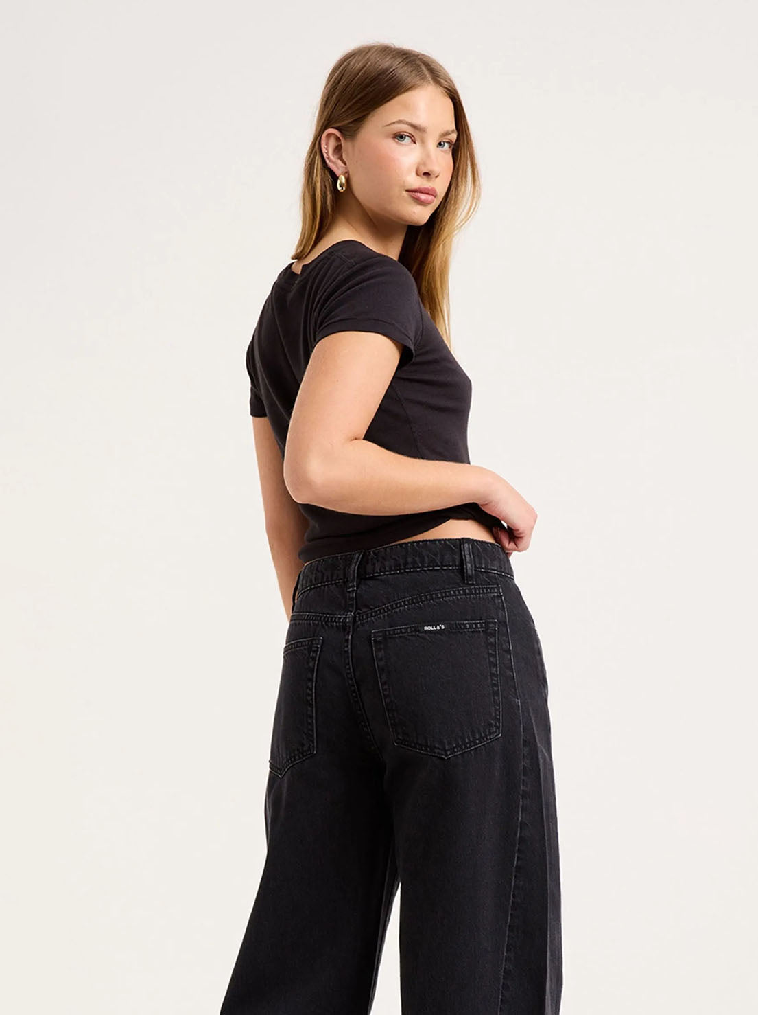 Rolla's - Arc Barrel Jean - Mercer Black