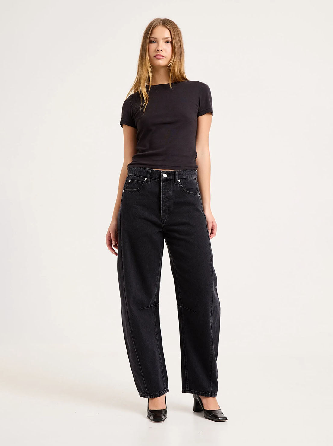 Rolla's - Arc Barrel Jean - Mercer Black