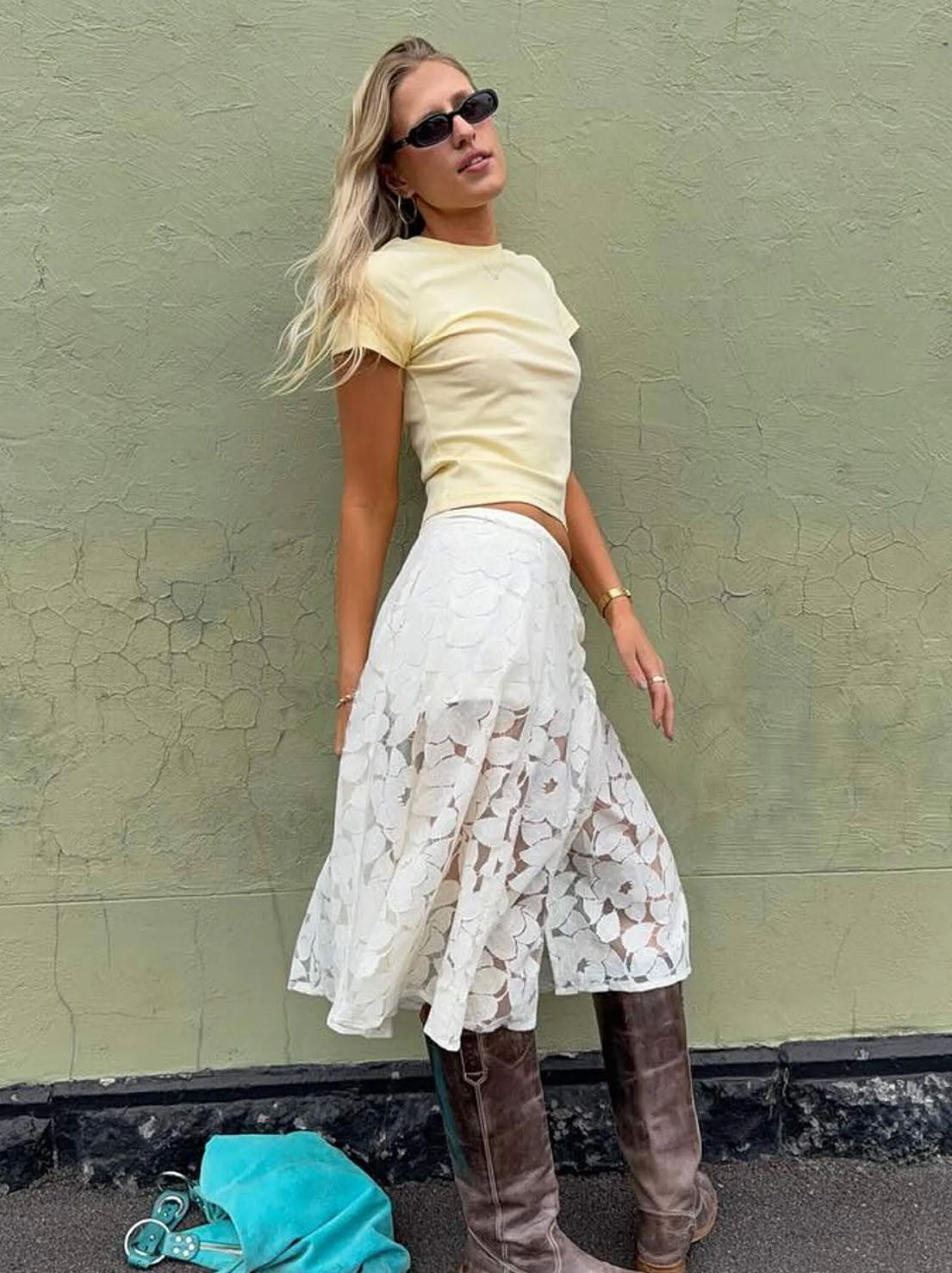 Rolla's - Baby Tee - Pale Yellow