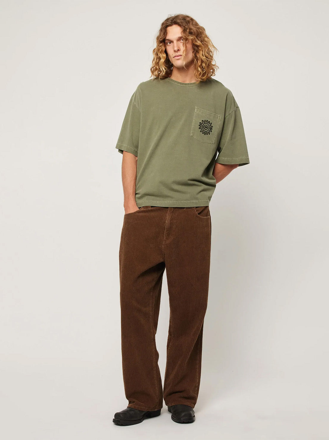 Rolla's - Big Sun's Up Tee - Light Thyme