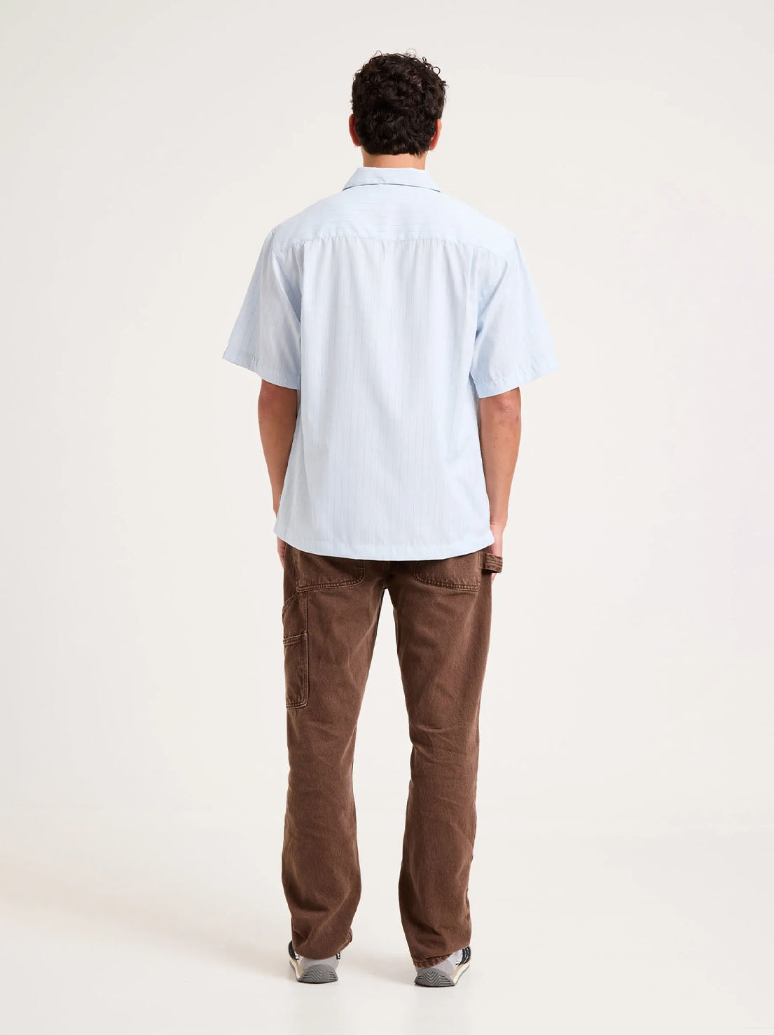 Rolla's - Business Stripe Bowler - Light Blue